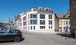 Burgpalais Mayen Seitenansicht Gebäude